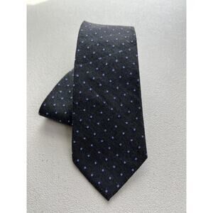 Joseph Abboud Gray, Blue Geometric Pattern Silk/Viscose Tie NWOT